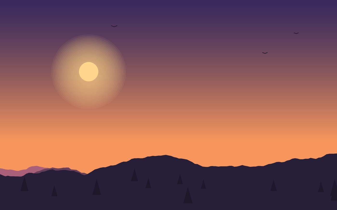 Landschaftsillustration