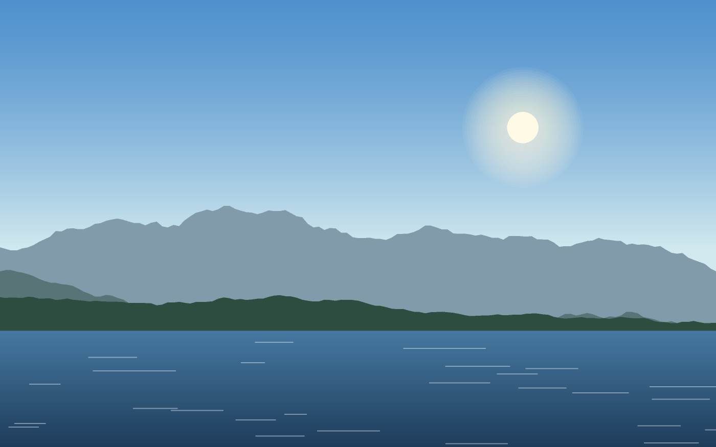 Landschaftsillustration