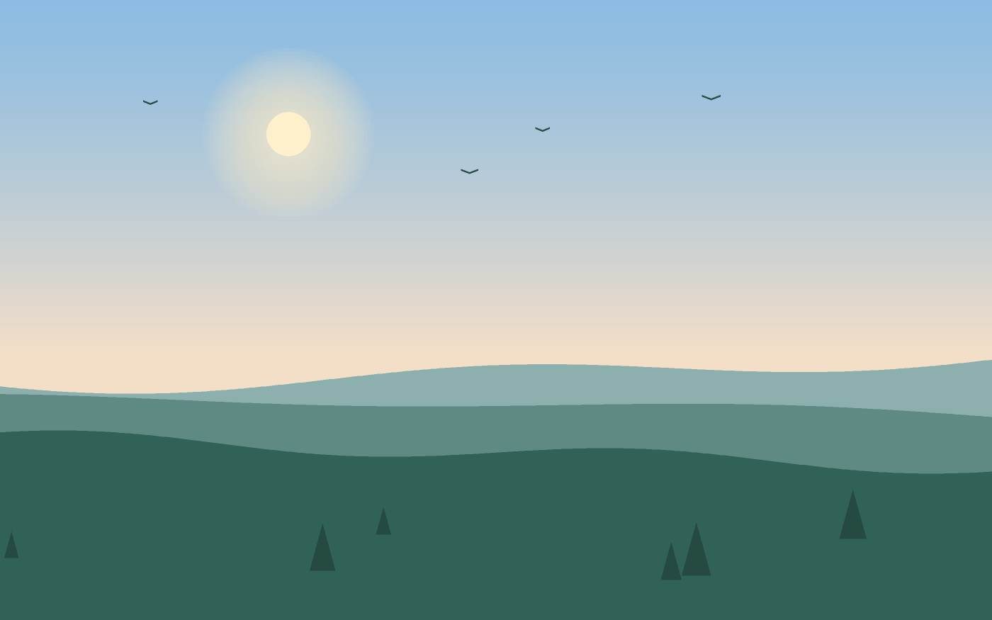 Landschaftsillustration