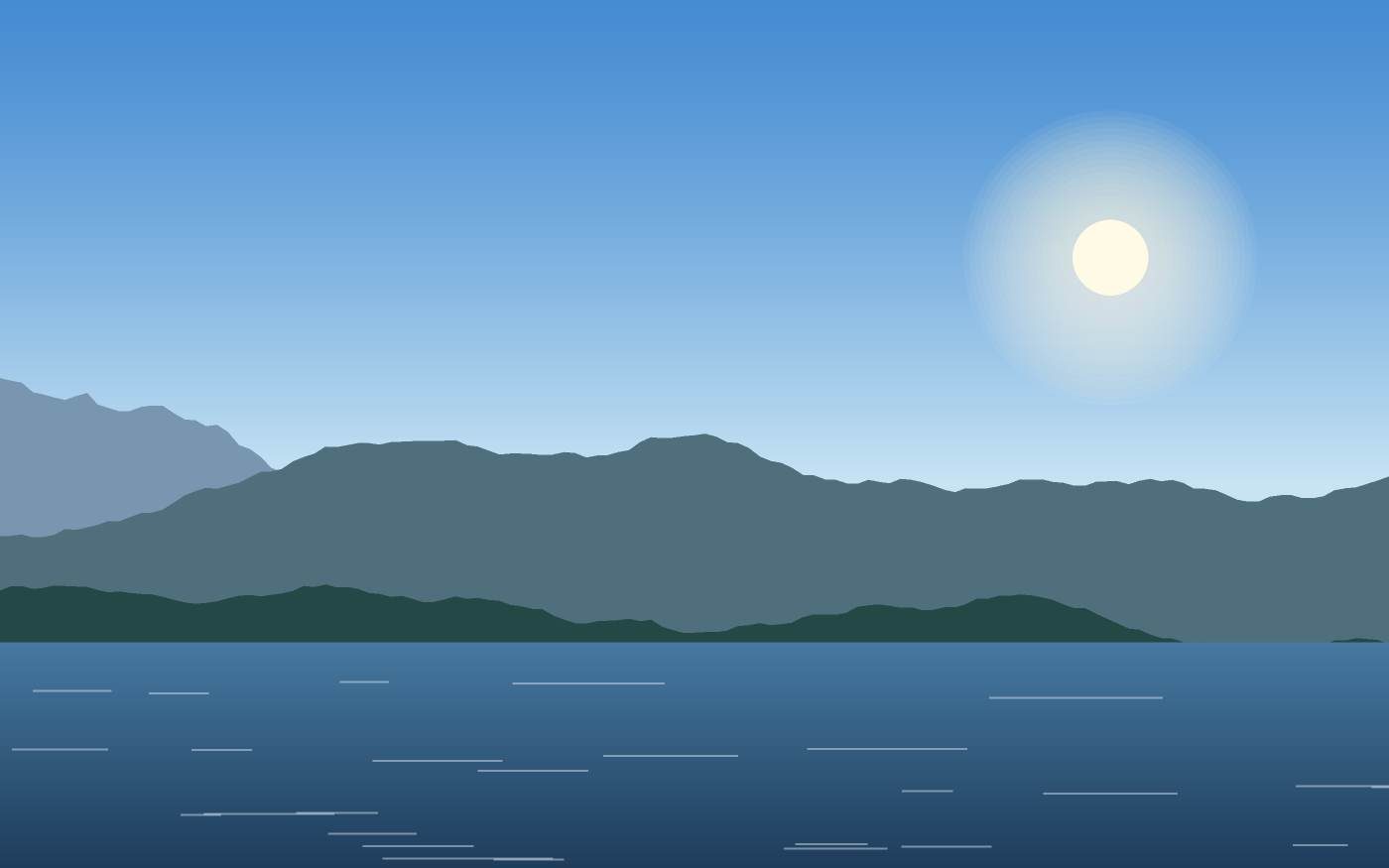 Landschapsillustratie