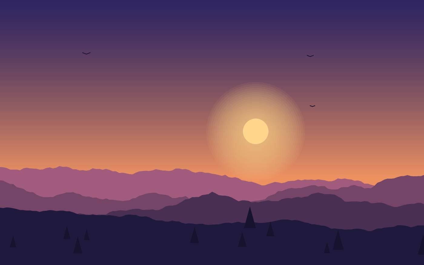 Landschaftsillustration