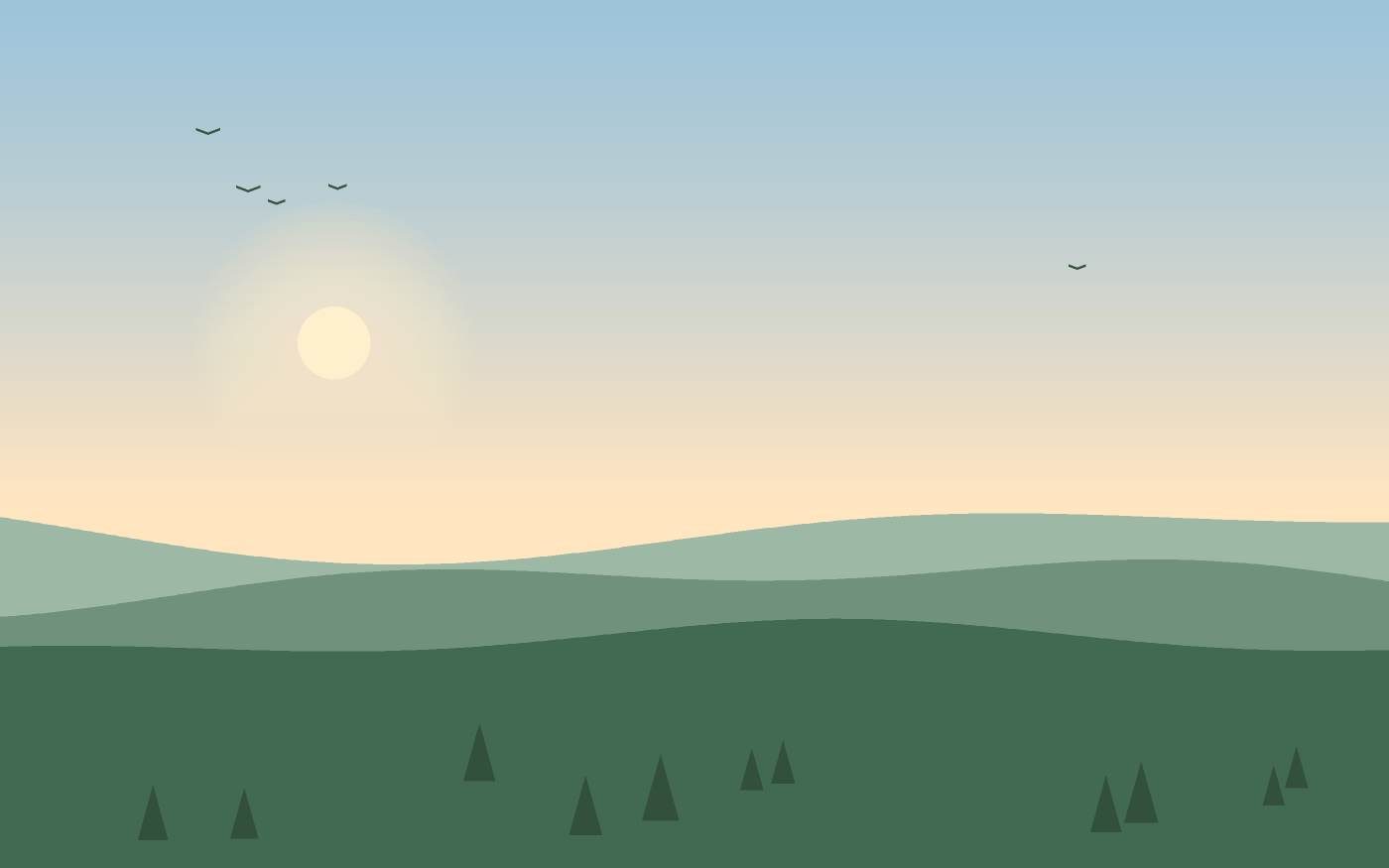 Landschaftsillustration