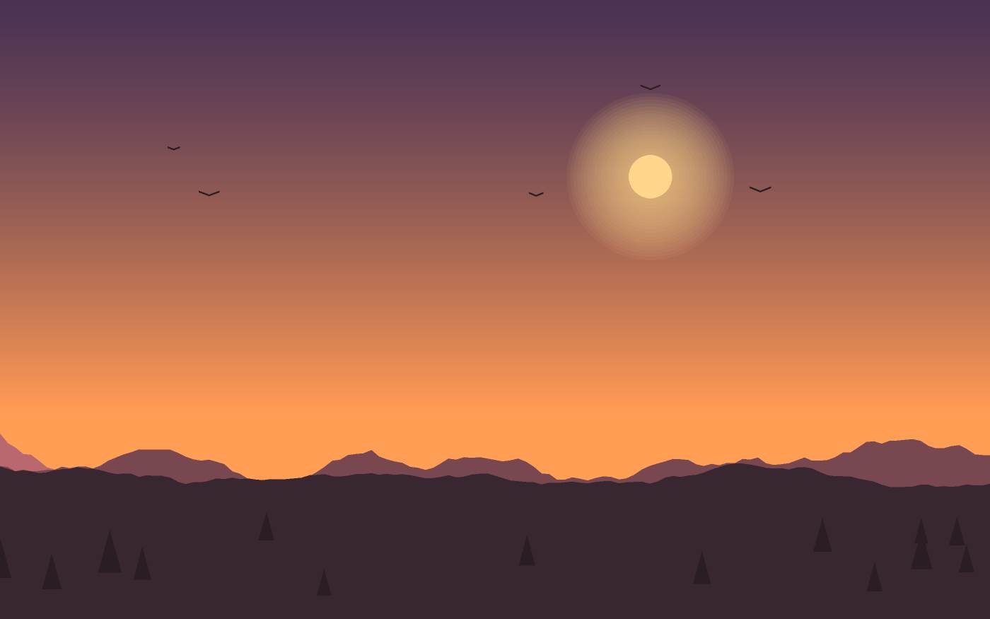 Ilustrace krajiny