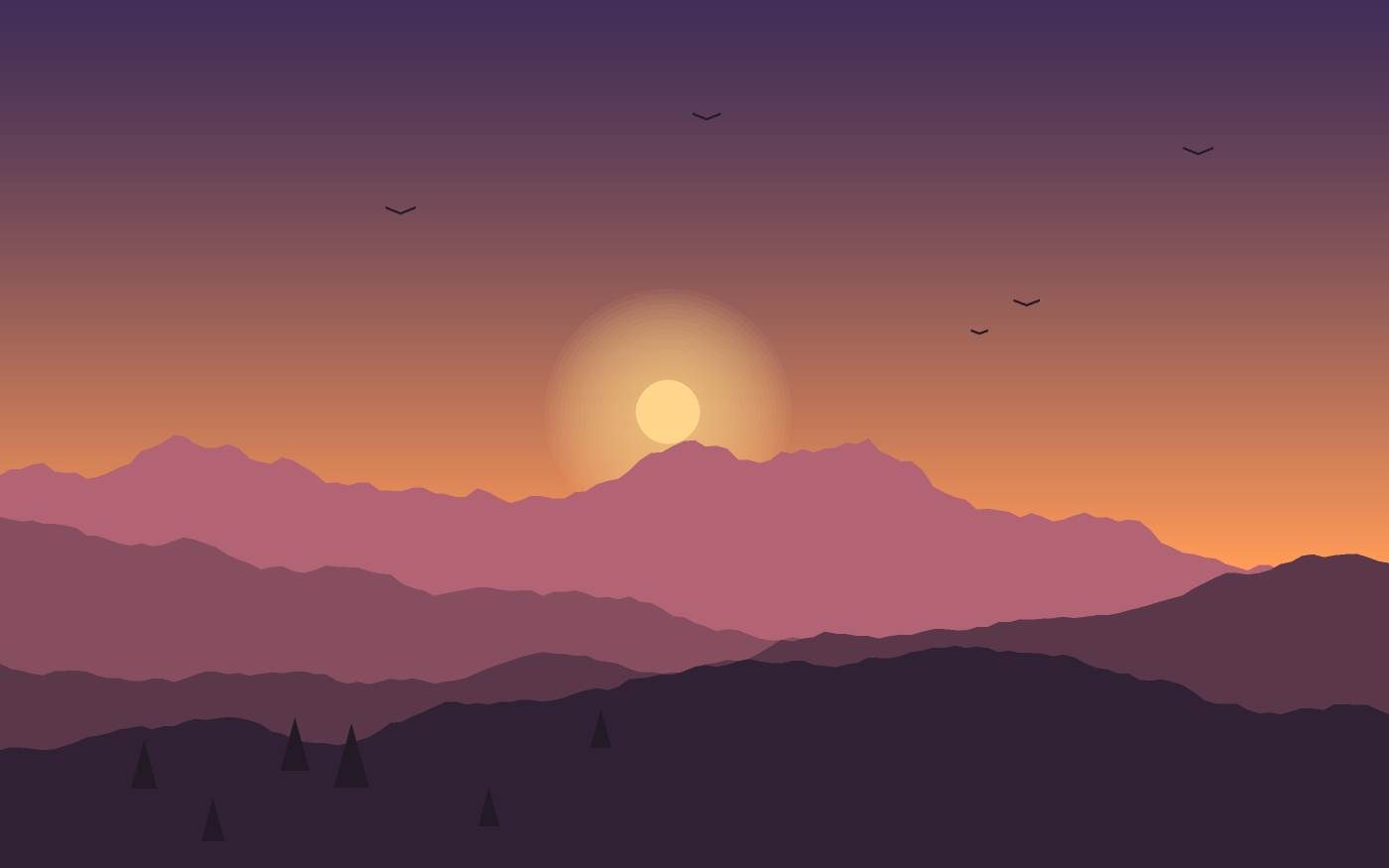 Landschaftsillustration