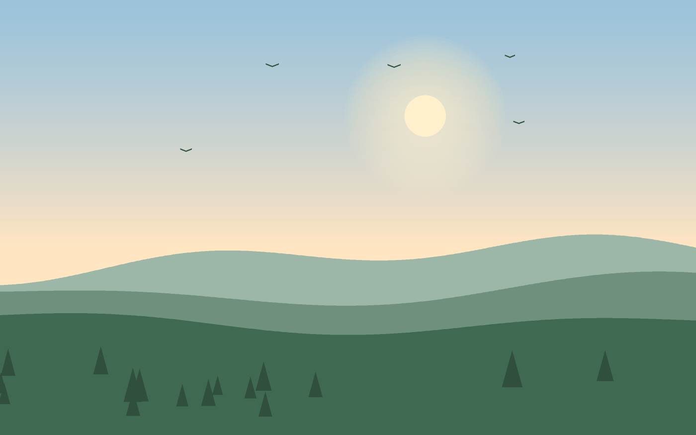 Landskabsillustration