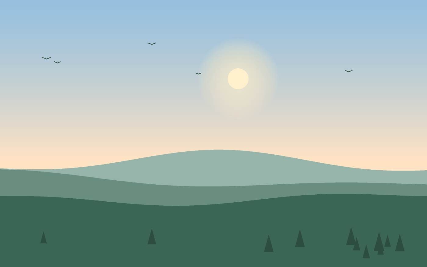 Landskabsillustration