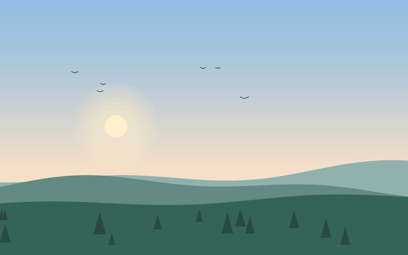 Ilustración de un paisaje