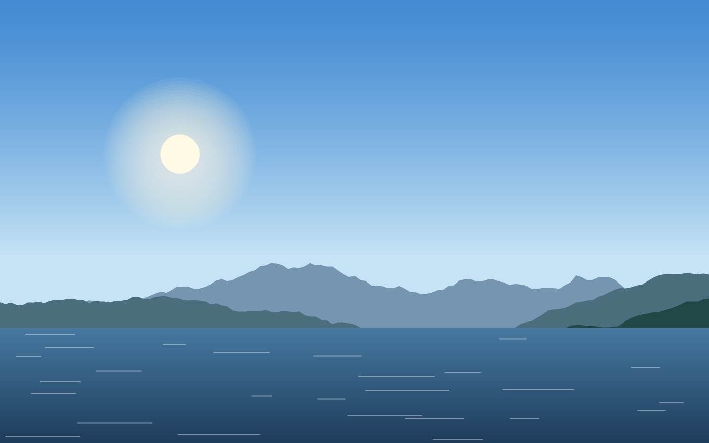 Ilustración de un paisaje
