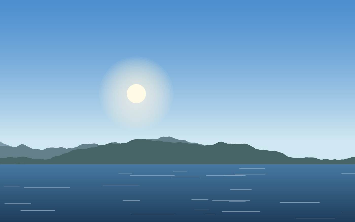 Illustrazione di un paesaggio