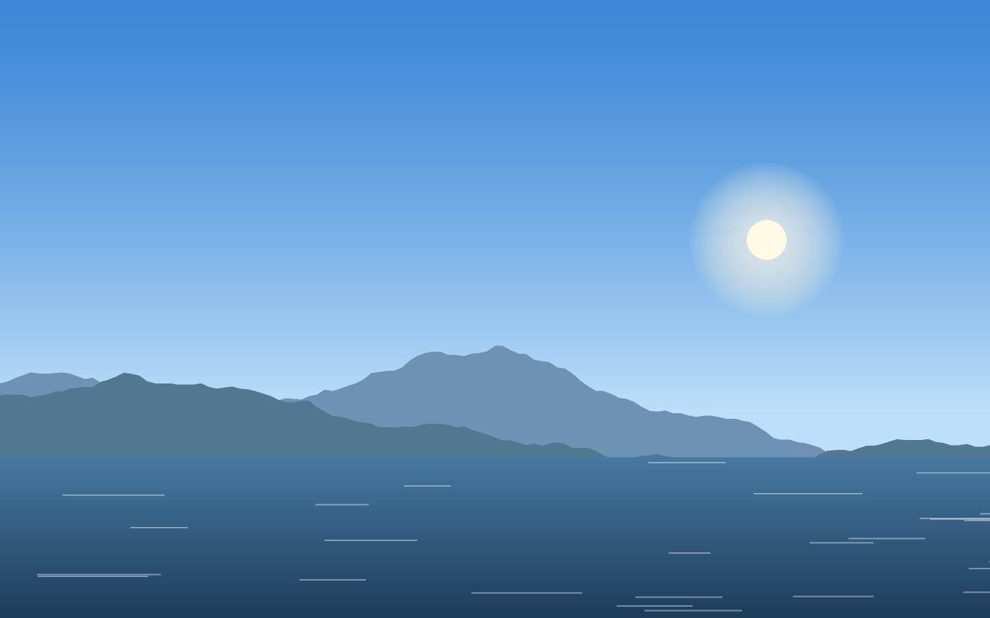 Illustrazione di un paesaggio