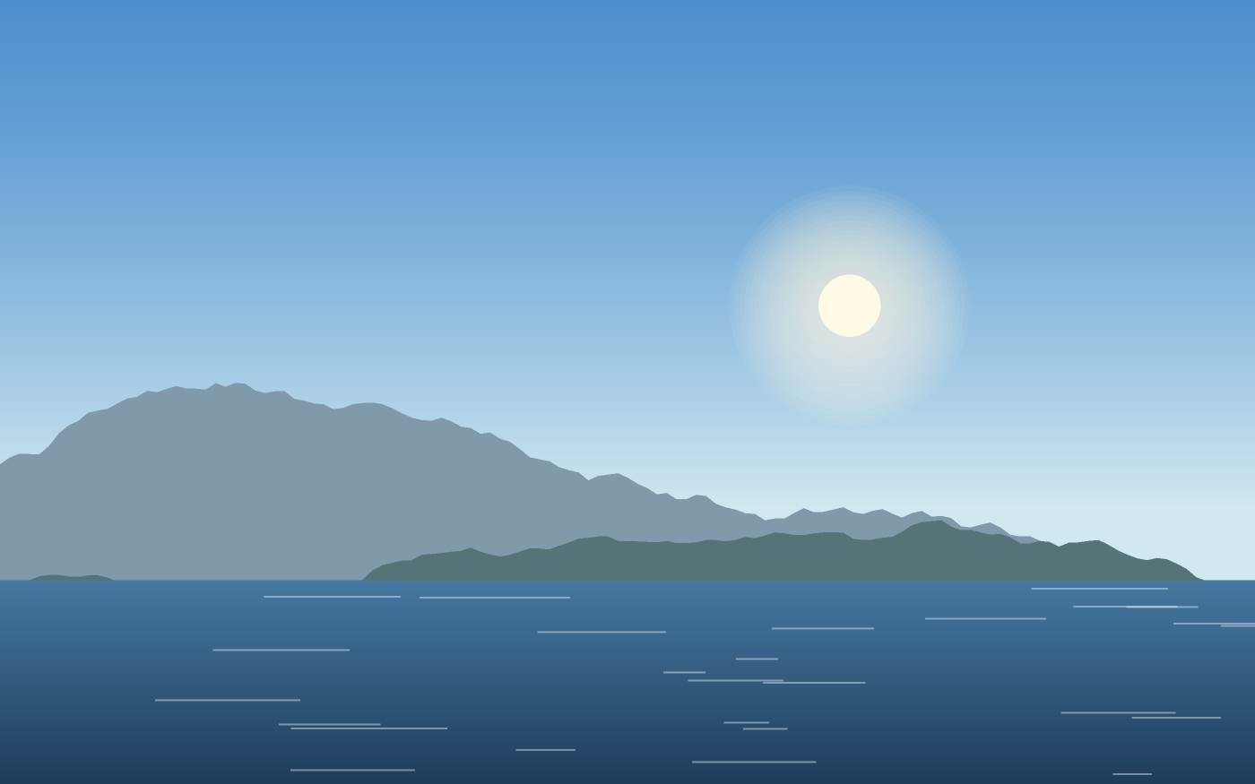 Landschapsillustratie