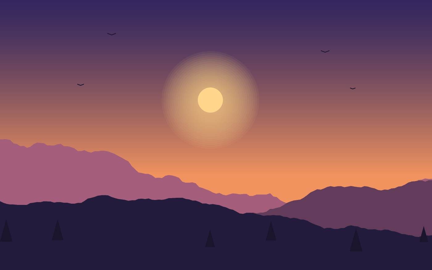 Ilustracja krajobrazu