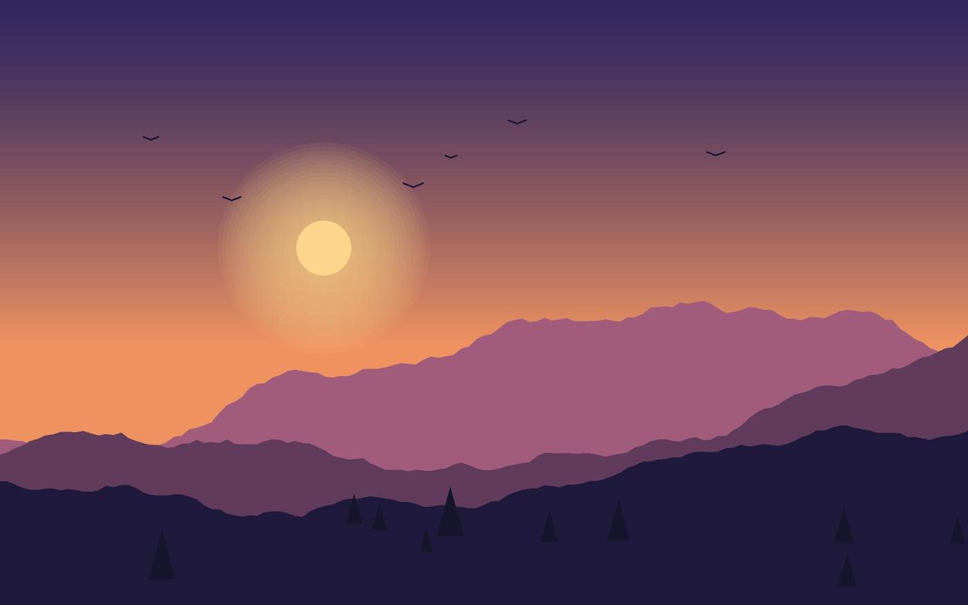 Ilustracja krajobrazu