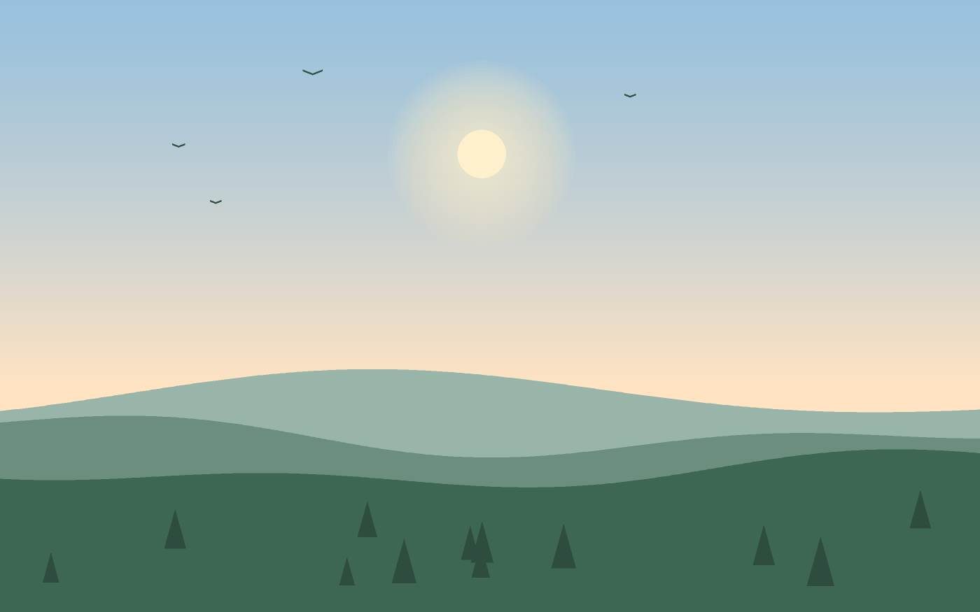 Landskapsillustration
